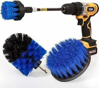 Skorter | 3-Piece Drill Brush Cleaning Attachment Set