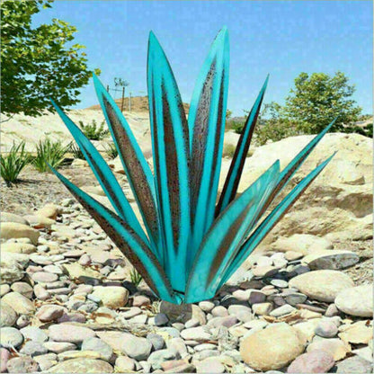 Skorter | Eternal Agave – Handcrafted Rust-Proof Metal Garden Sculpture for Indoor & Outdoor Decor