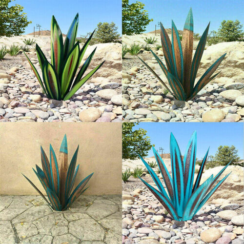 Skorter | Eternal Agave – Handcrafted Rust-Proof Metal Garden Sculpture for Indoor & Outdoor Decor