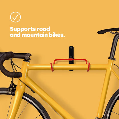 Skorter | Folding Bike Wall Hook – Space-Saving Bike Hook with Protective Hooks