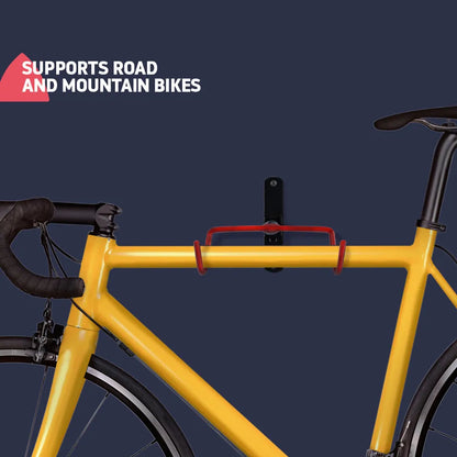 Skorter | Folding Bike Wall Hook – Space-Saving Bike Hook with Protective Hooks