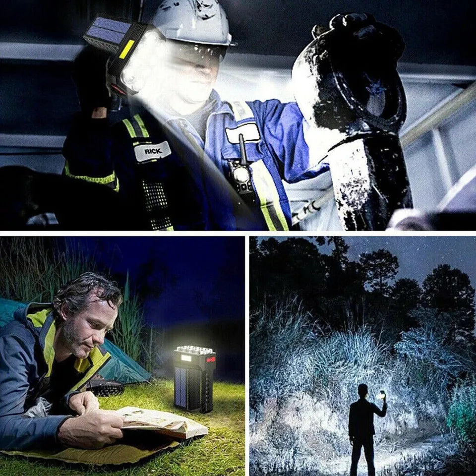 Skorter | Solar LED Flashlight – Waterproof, powerful handheld spotlight with lithium battery