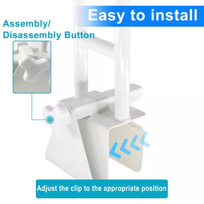 Skorter | Bathtub Safety Grab Bar for Seniors & Mobility Support – No Drill, Secure Bathroom Handle