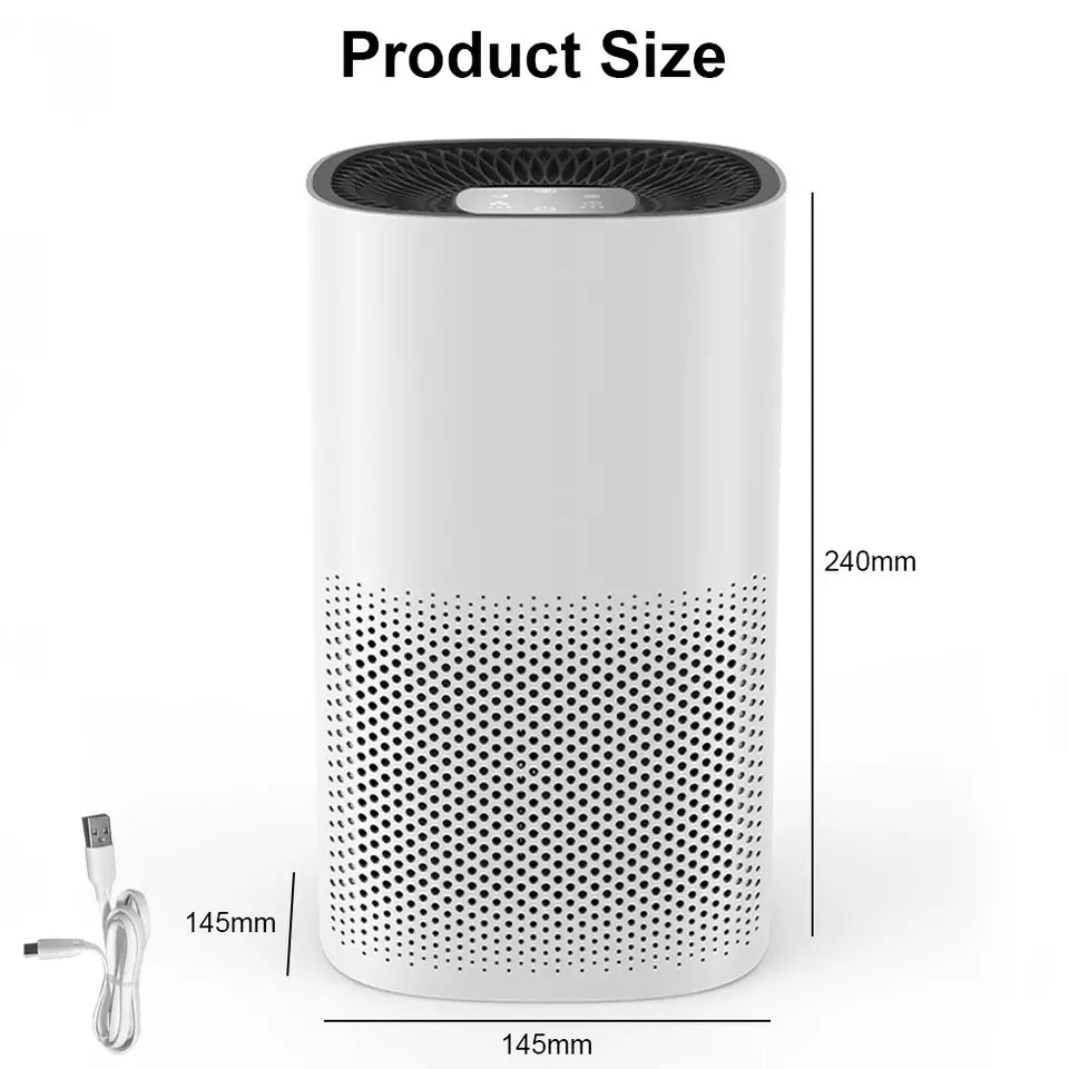 Skorter | Compact Air Purifier | True HEPA Filter, Ultra-Quiet & Ideal for Small to Medium Rooms