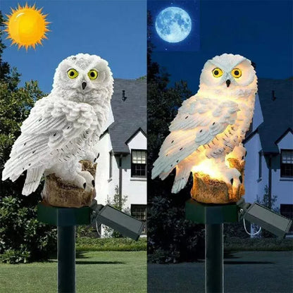 Skorter | Solar Garden Light Owl – LED Outdoor Light for Garden, Terrace and Balcony, weatherproof