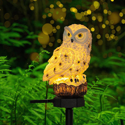 Skorter | Solar Garden Light Owl – LED Outdoor Light for Garden, Terrace and Balcony, weatherproof