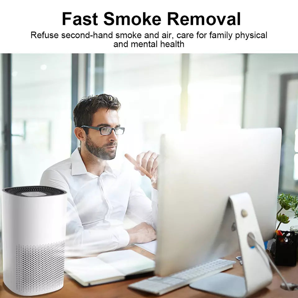 Skorter | Compact Air Purifier | True HEPA Filter, Ultra-Quiet & Ideal for Small to Medium Rooms