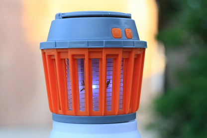 Skorter | Solar LED Mosquito Lamp with Integrated Lantern – Effective Insect Protection and Lighting for Garden and Camping