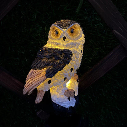 Skorter | Solar Garden Light Owl – LED Outdoor Light for Garden, Terrace and Balcony, weatherproof