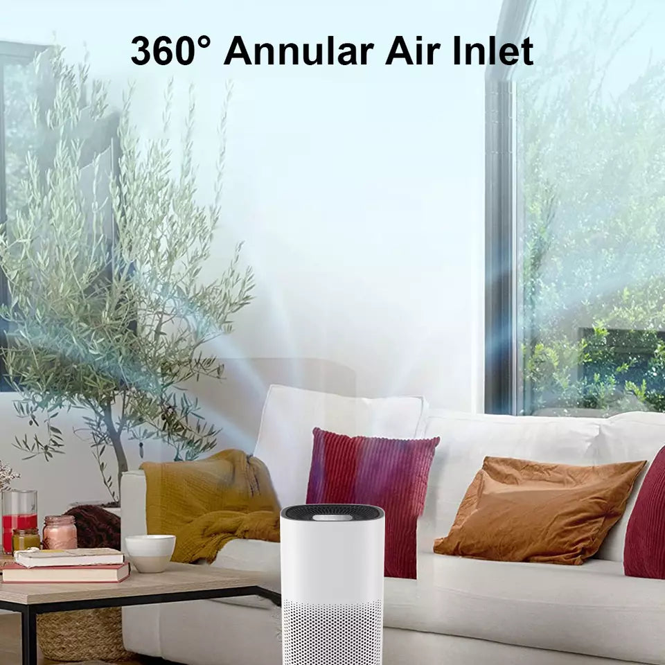Skorter | Compact Air Purifier | True HEPA Filter, Ultra-Quiet & Ideal for Small to Medium Rooms