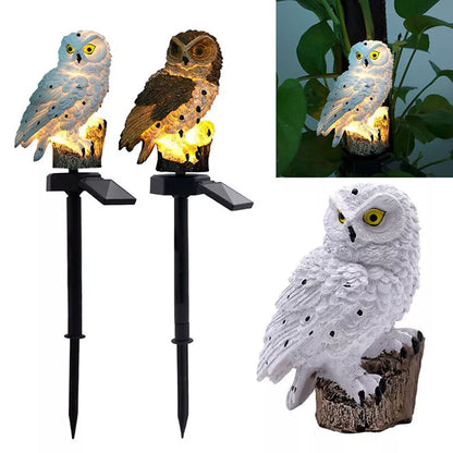 Skorter | Solar Garden Light Owl – LED Outdoor Light for Garden, Terrace and Balcony, weatherproof