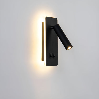 Skorter | Swivel330 | Minimalist Cylinder Wall Light – Adjustable 330° Rotating LED Sconce