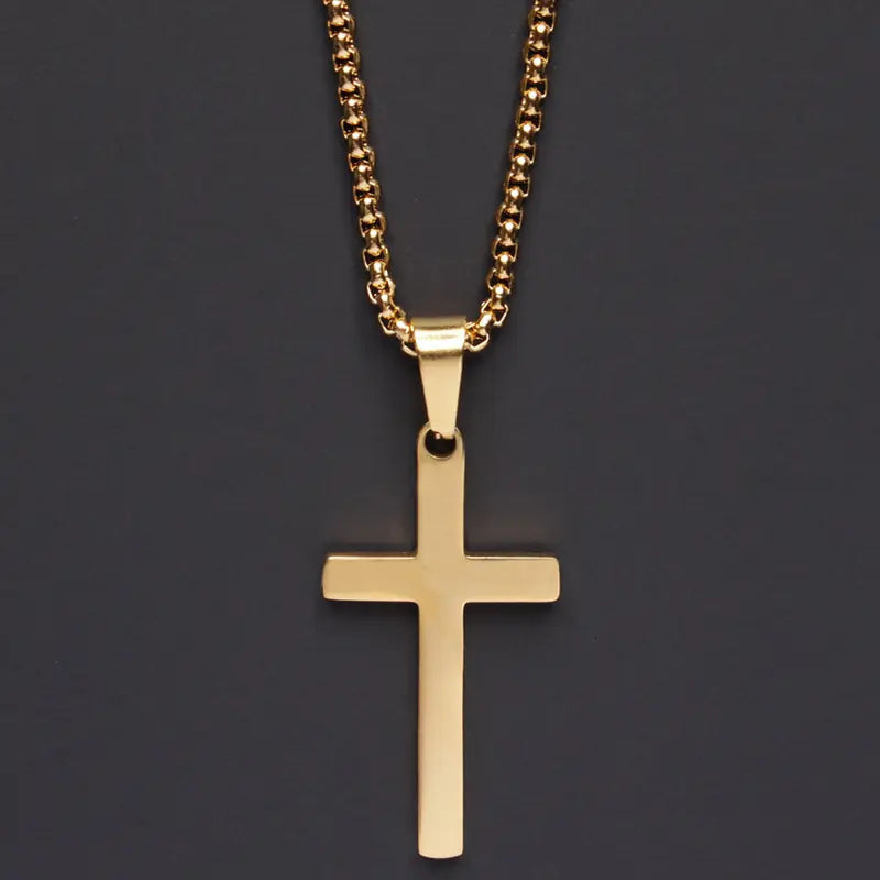 Skorter | Classic Cross Men's Necklace