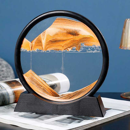 Skorter | 3D Hourglass Sand Timer - Decorative Hourglass for Home Decor, Office Desk, and Gift Ideas