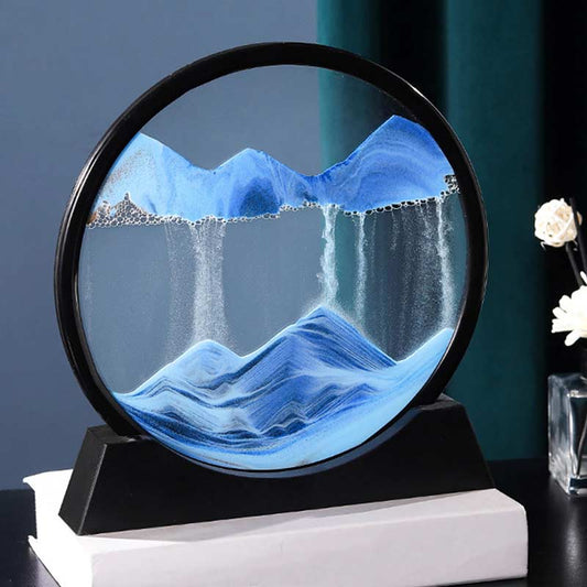 Skorter | 3D Hourglass Sand Timer - Decorative Hourglass for Home Decor, Office Desk, and Gift Ideas