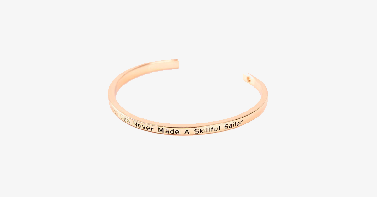 Skorter | A calm sea has never made a skilled sailor Bracelet
