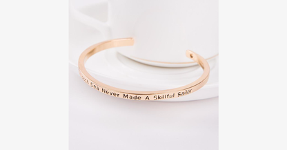 Skorter | A calm sea has never made a skilled sailor Bracelet
