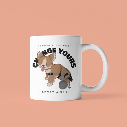 Skorter | A Live Will Change Yours, Adopt A Pet Mug