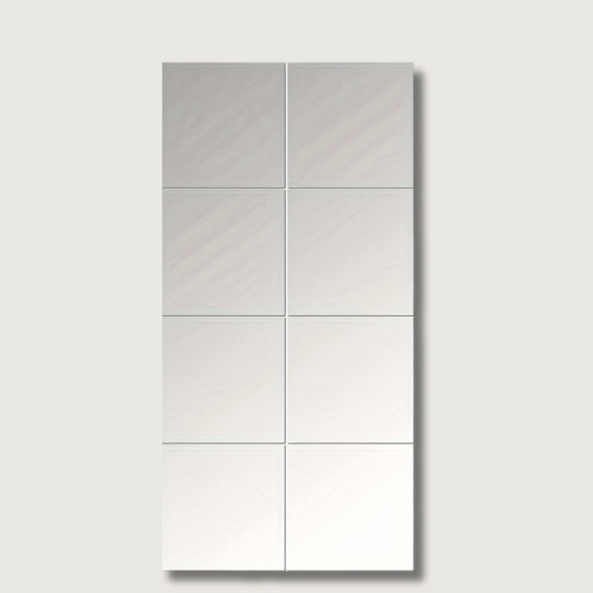 Skorter | EleganceTiles - 8 Stylish Self-Adhesive Mirror Tiles for Home Decoration