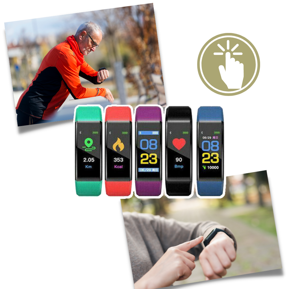Skorter | VitaWatch | Senior Smartwatch with Health Monitor and Large LED Screen