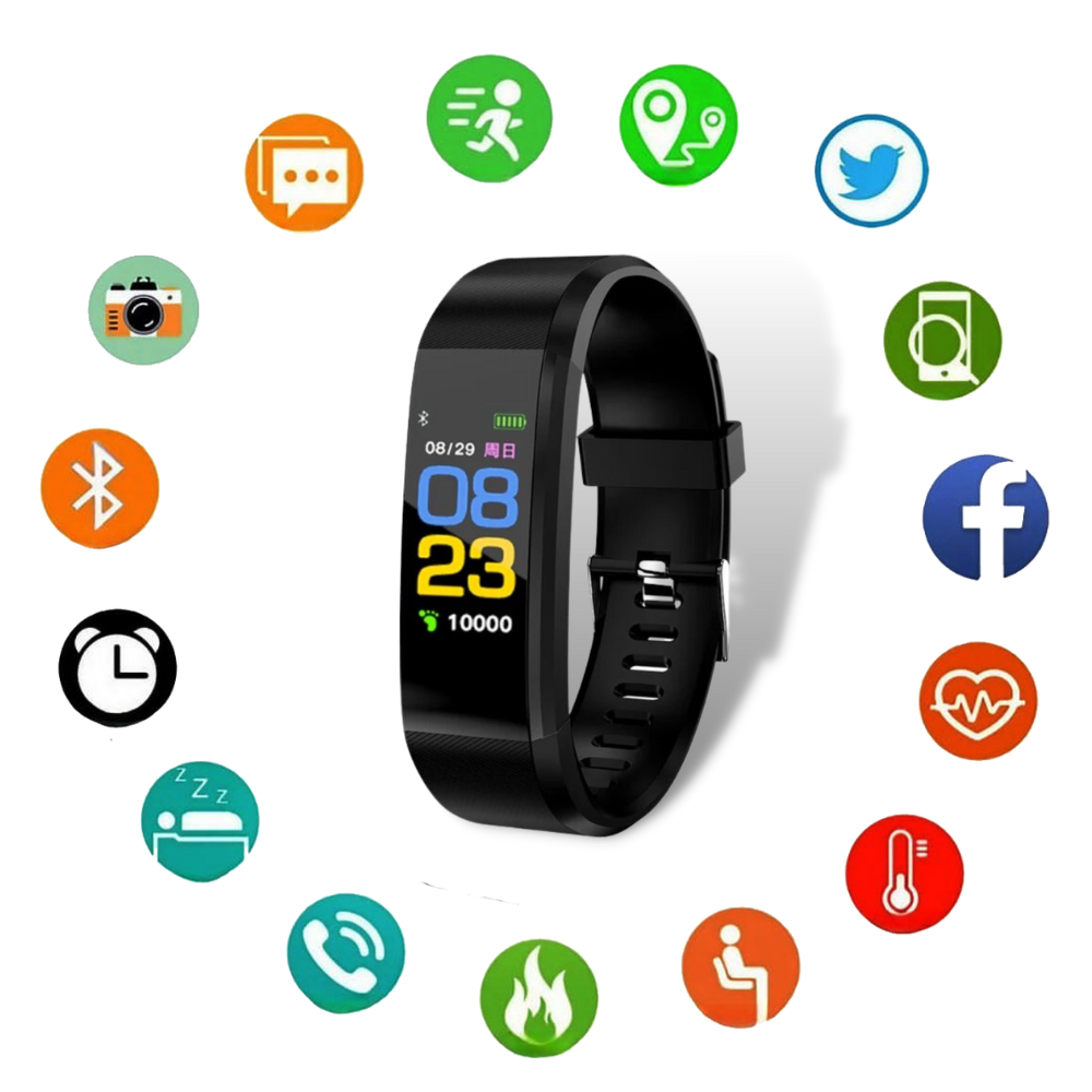 Skorter | VitaWatch | Senior Smartwatch with Health Monitor and Large LED Screen