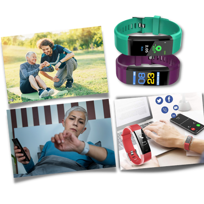 Skorter | VitaWatch | Senior Smartwatch with Health Monitor and Large LED Screen