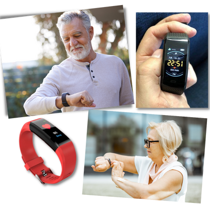 Skorter | VitaWatch | Senior Smartwatch with Health Monitor and Large LED Screen