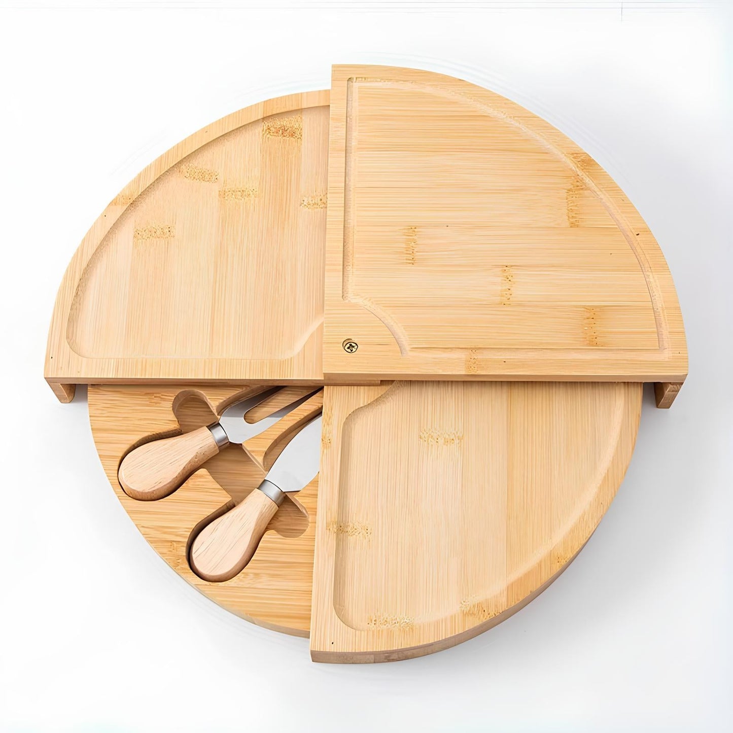 Skorter | Bamboo cheese grater with hidden system