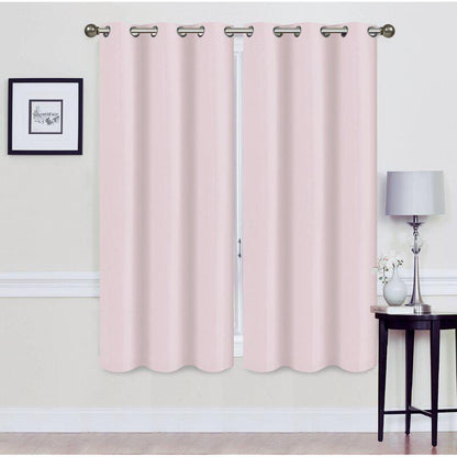 Skorter | Set of 2: Foam-backed blackout curtain panels with eyelet