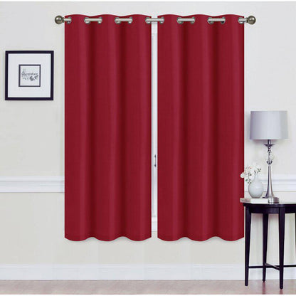 Skorter | Set of 2: Foam-backed blackout curtain panels with eyelet