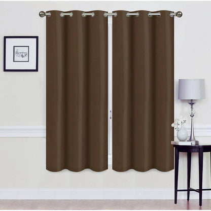 Skorter | Set of 2: Foam-backed blackout curtain panels with eyelet
