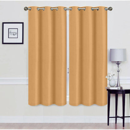 Skorter | Set of 2: Foam-backed blackout curtain panels with eyelet