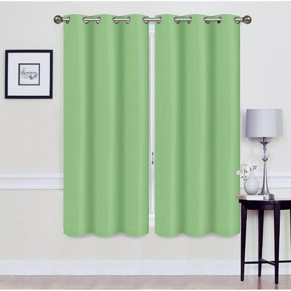 Skorter | Set of 2: Foam-backed blackout curtain panels with eyelet