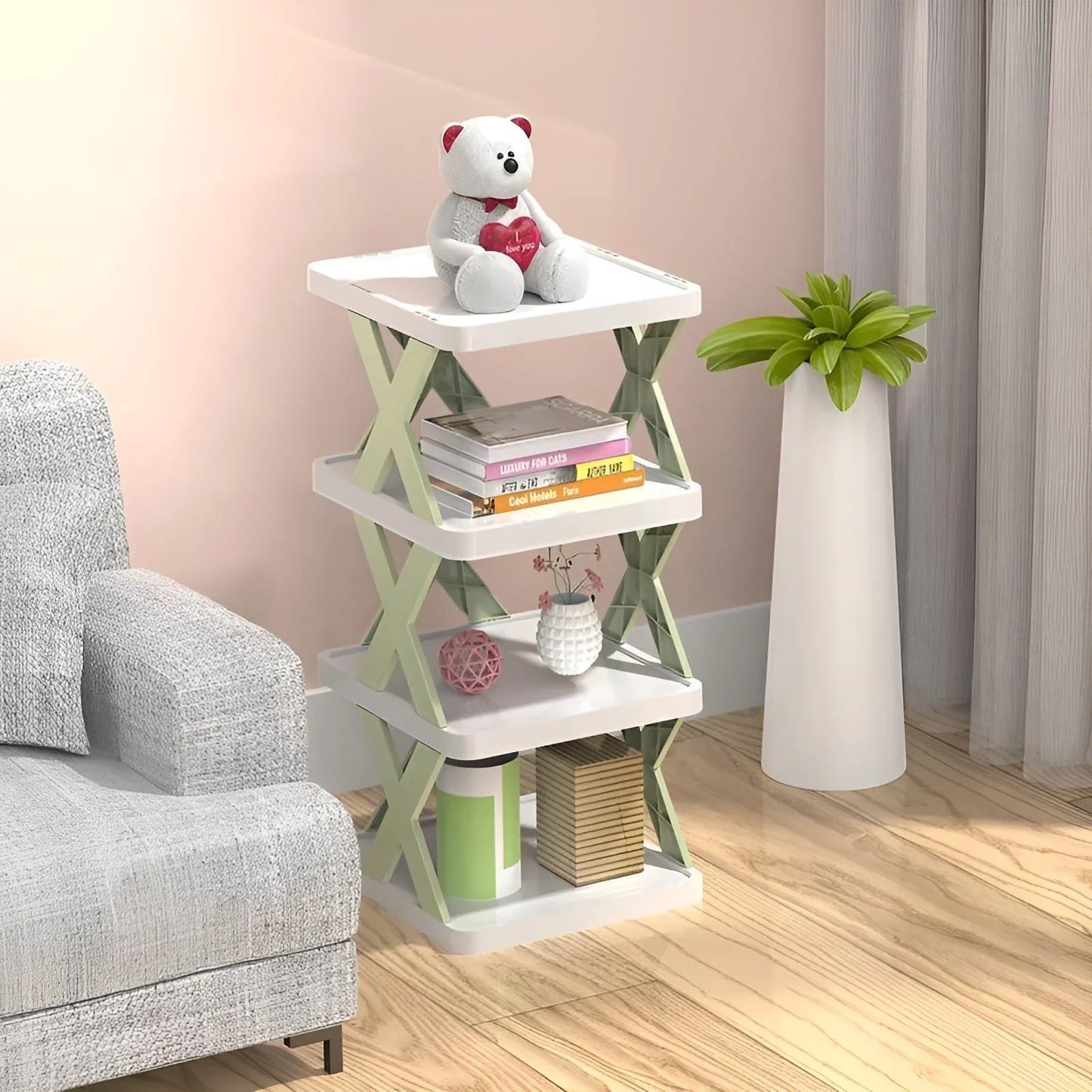 Skorter | Multifunctional and Foldable Shoe Rack for Space-Saving Storage