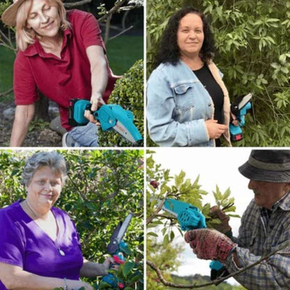 Skorter | Cordless Electric Chainsaw | Lightweight, Ergonomic Design & Ideal for Effortless Pruning and Trimming