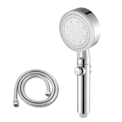 Skorter | 5-Mode Shower Head for Low Pressure | Stop Button for Easy Water Control
