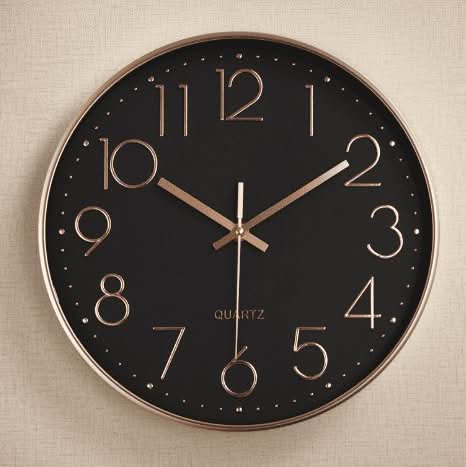 Skorter | Silent Quartz Wall Clock with 3D Numbers