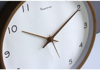 Skorter | Silent Solid Wood Analog Wall Clock