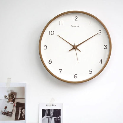 Skorter | Silent Solid Wood Analog Wall Clock