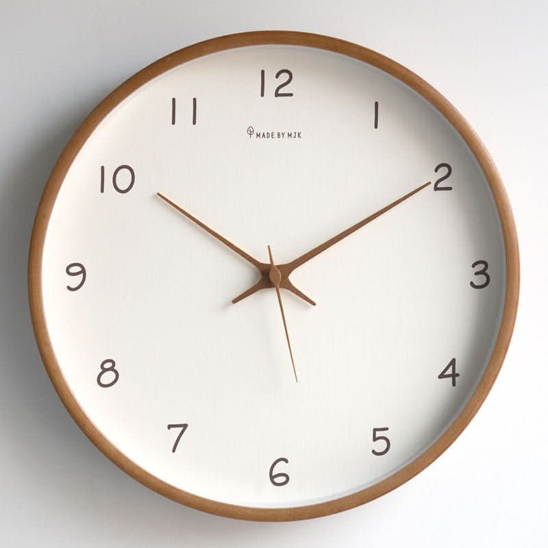 Skorter | Silent Solid Wood Analog Wall Clock