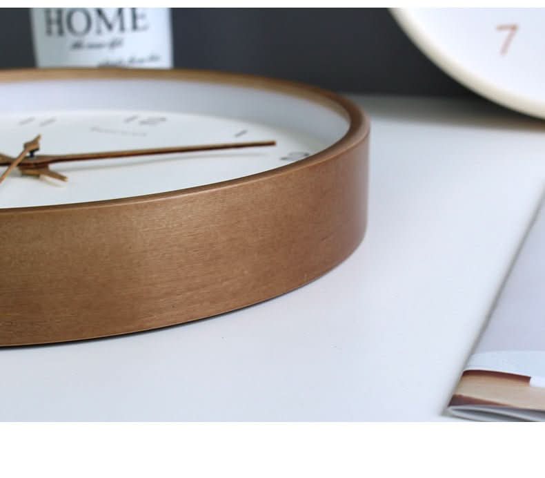 Skorter | Silent Solid Wood Analog Wall Clock