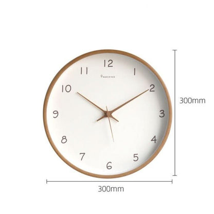 Skorter | Silent Solid Wood Analog Wall Clock