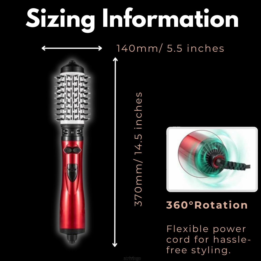 Skorter | Driwave 2-in-1 Rotating Hair Dryer and Styler