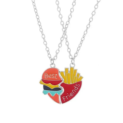 Skorter | 2 Pieces/ Set Chains Choker Broken Heart Jewelry Gift