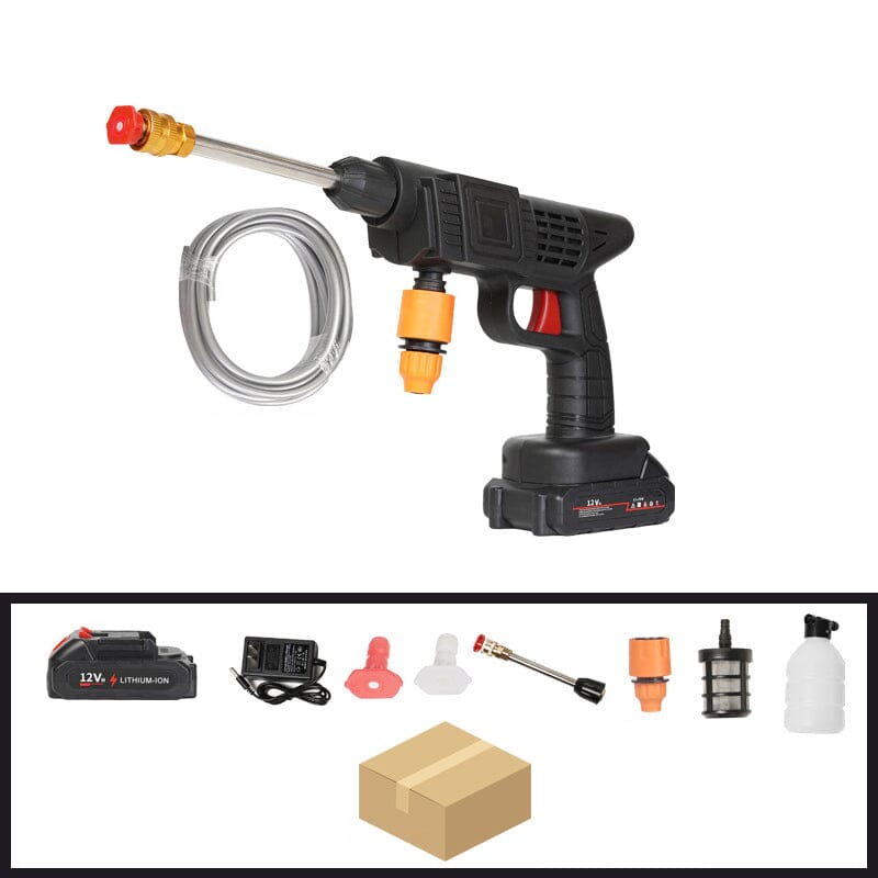 Skorter | Cordless Portable High Pressure Spray Water Gun Set | Ideal for Cleaning Cars, Patios & Garden Furniture