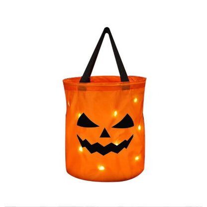 Skorter | Personalized glowing pumpkin bag
