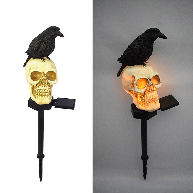 Skorter | Halloween Solar Skull Crow Decorative Lights