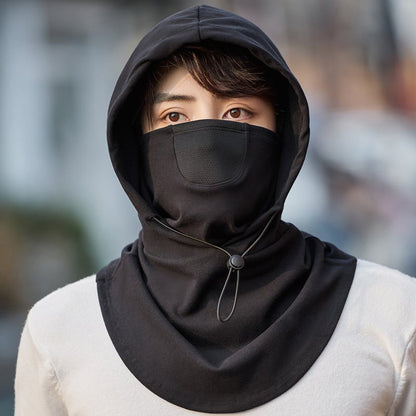 skorter | Hooded Face Mask With Neck Warmer For Cycling