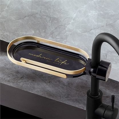 skorter | Faucet Drain Storage Shelf