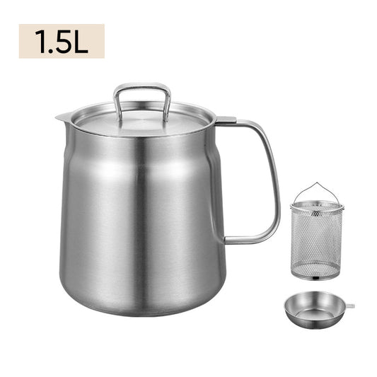 Skorter | 2-in-1 304 Stainless Steel Multifunctional Oil Filter Pot